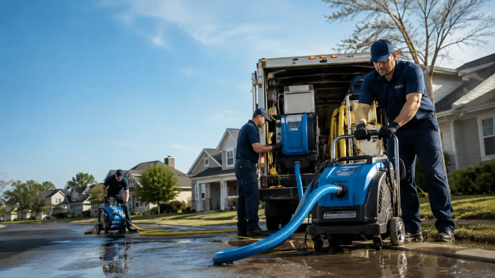 Flood Damage Cleanup in Harts, WV